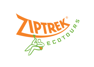 Ziptrek Ecotours stamp logo CMYK