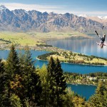 Ziptrek Ecotours guest enjoying the view of Queenstown